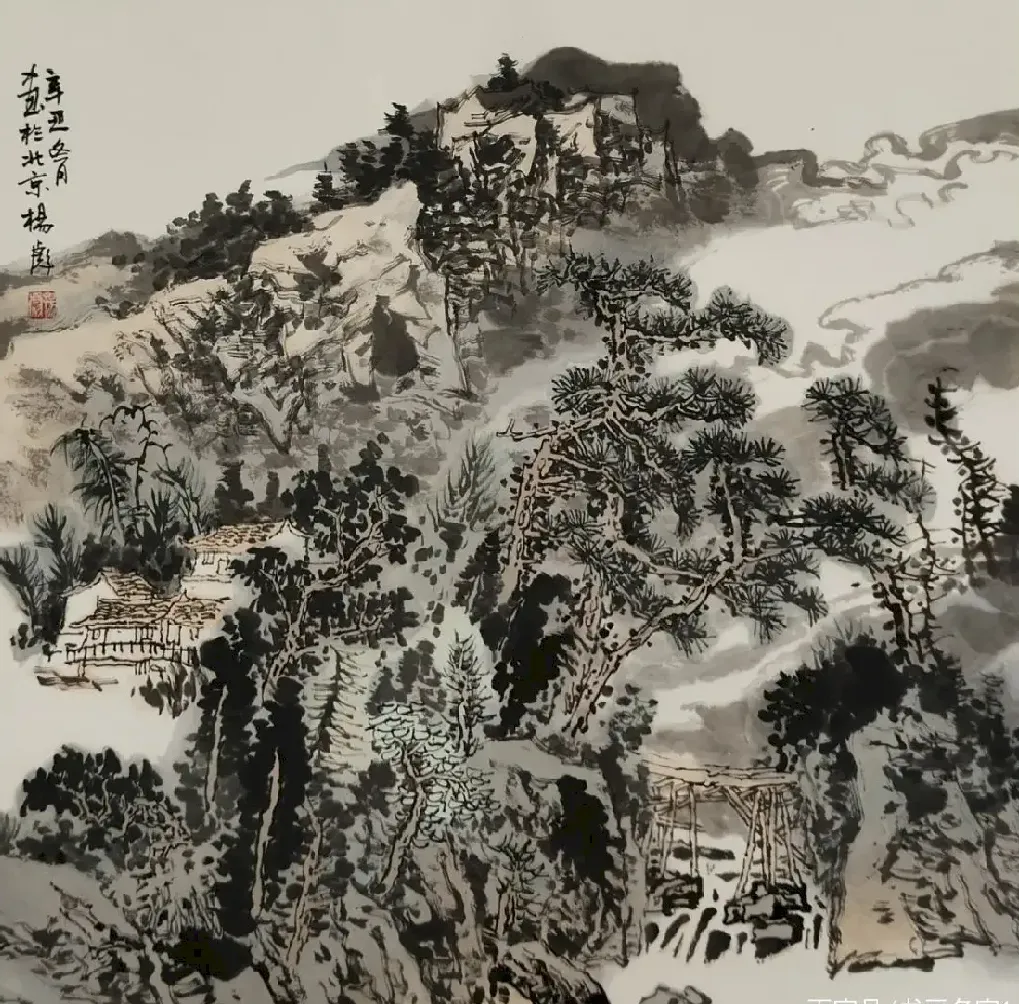 罗杨彪·飞泉呜玉