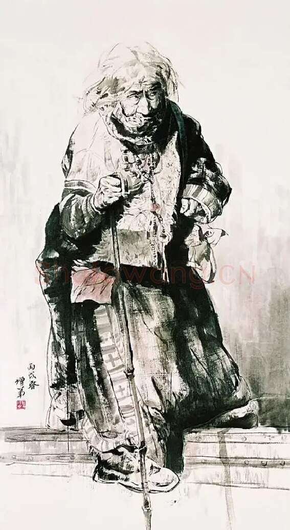 孙增弟·藏族老人