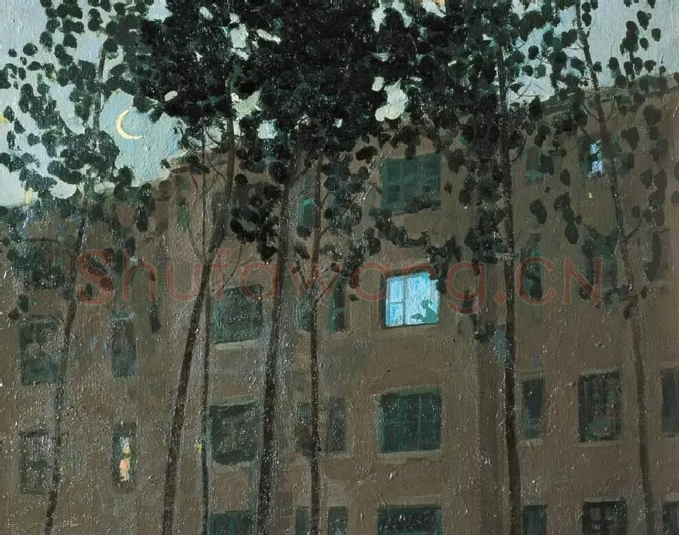 张立国·深夜的灯光