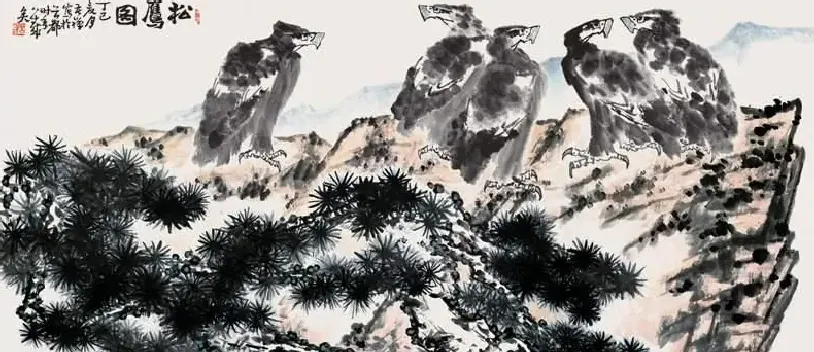 李苦禅·松鹰图