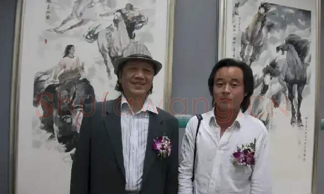 黄华·应邀参加班禅画师四川省美协主席尼玛泽仁先生画展