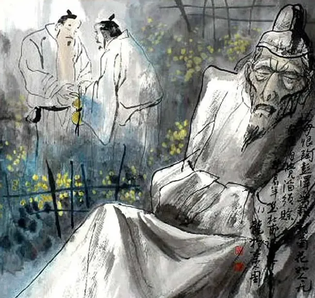 徐小龙·杜甫诗意画