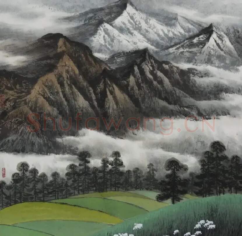 刘玉璞·山岚积翠