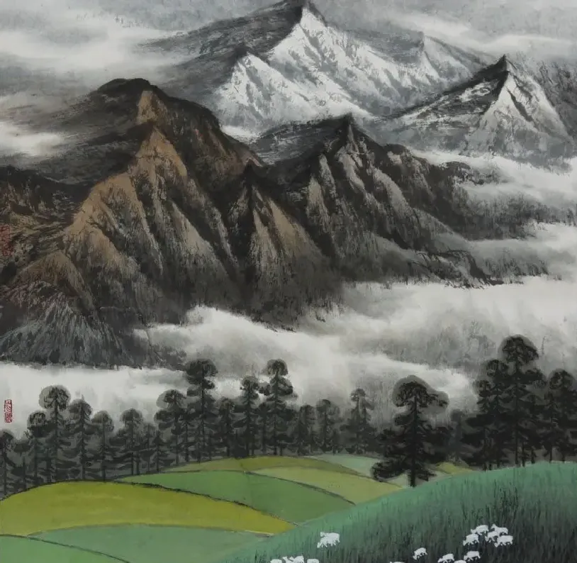 刘玉璞·山岚积翠