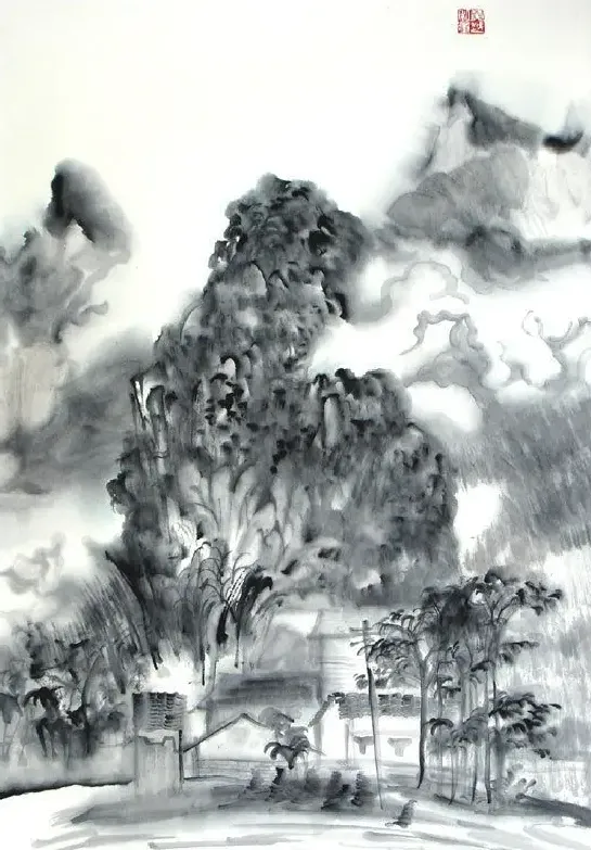 黄越·漓江烟雨