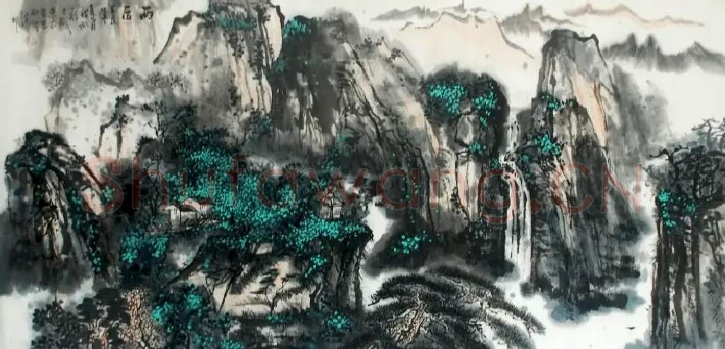 朱洪武·青绿山水