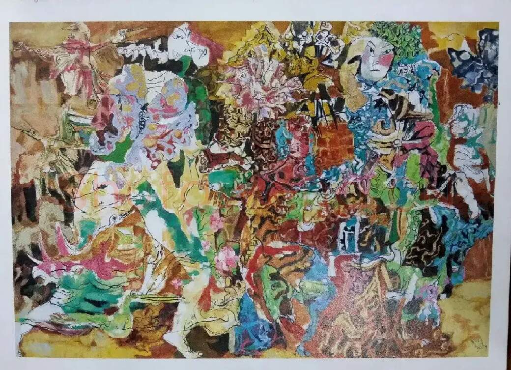 马建·欢乐戏舞图