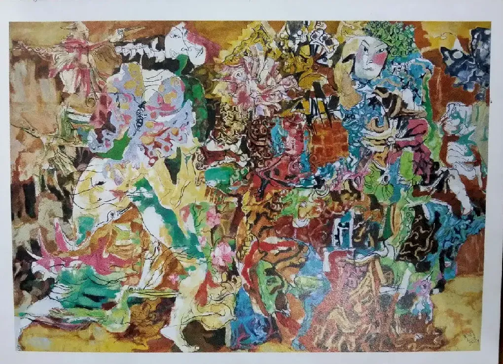 马建·欢乐戏舞图