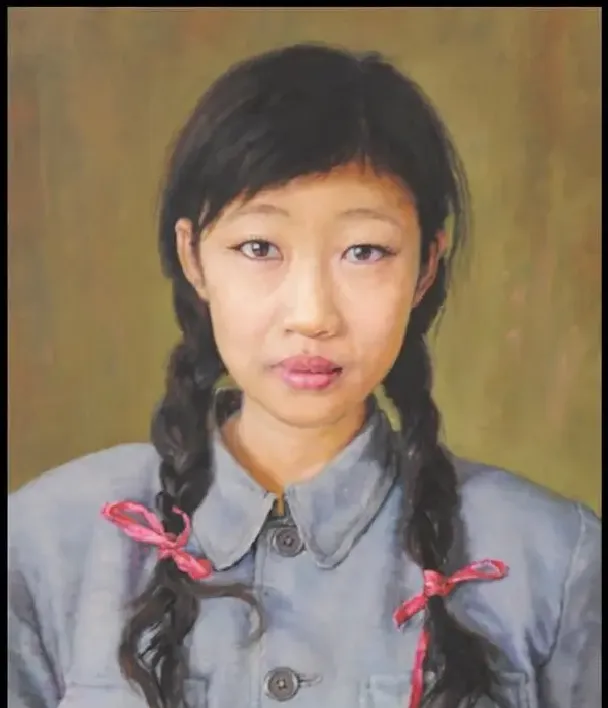 孙嘉成·试穿中山装女子肖像