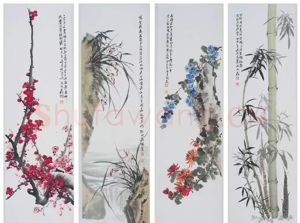 阮成森·梅兰竹菊