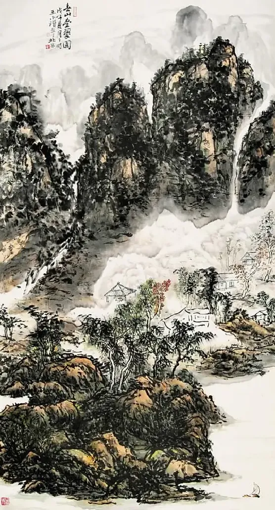 王小瓒·春山叠翠