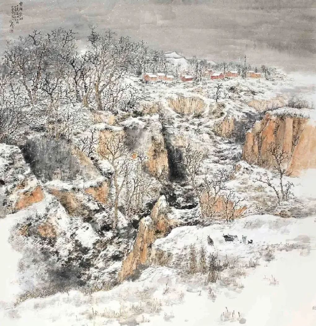 王建军·雪浴家山