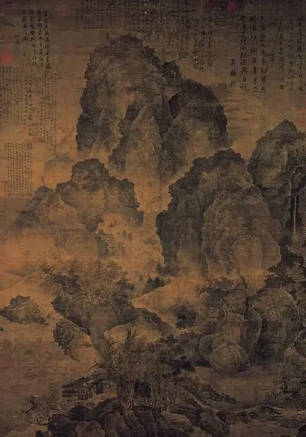 范宽·临流独坐图