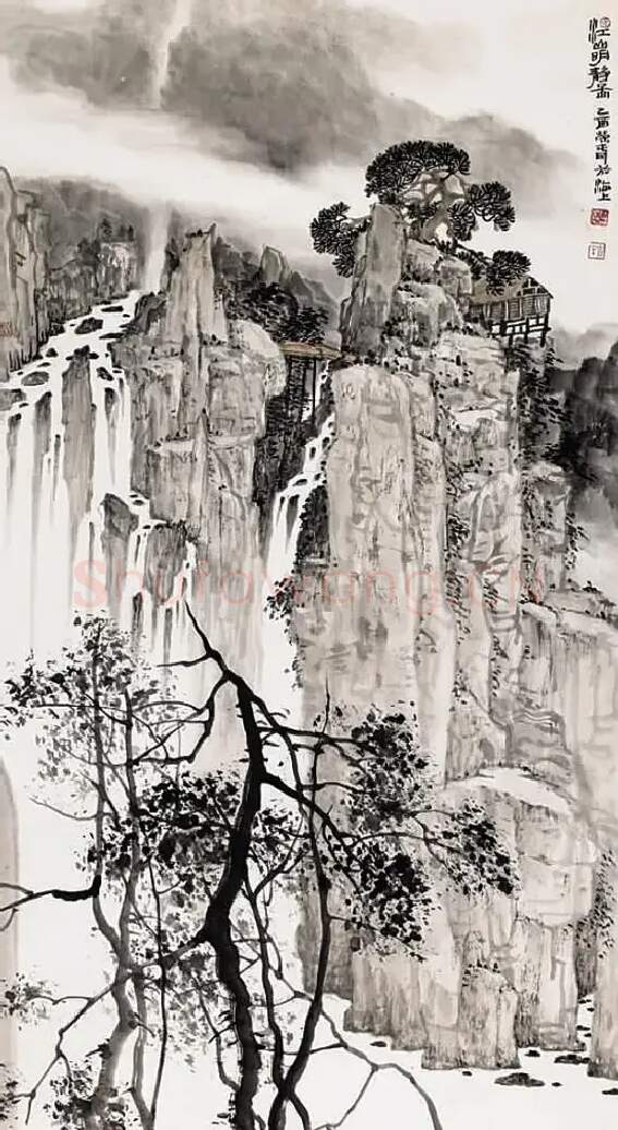阮荣春·江山明静图