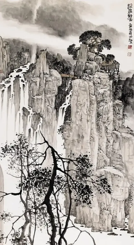 阮荣春·江山明静图