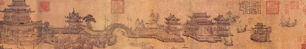 王振鹏·龙池竞渡图