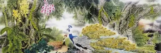 徐孟海·锦羽春晖