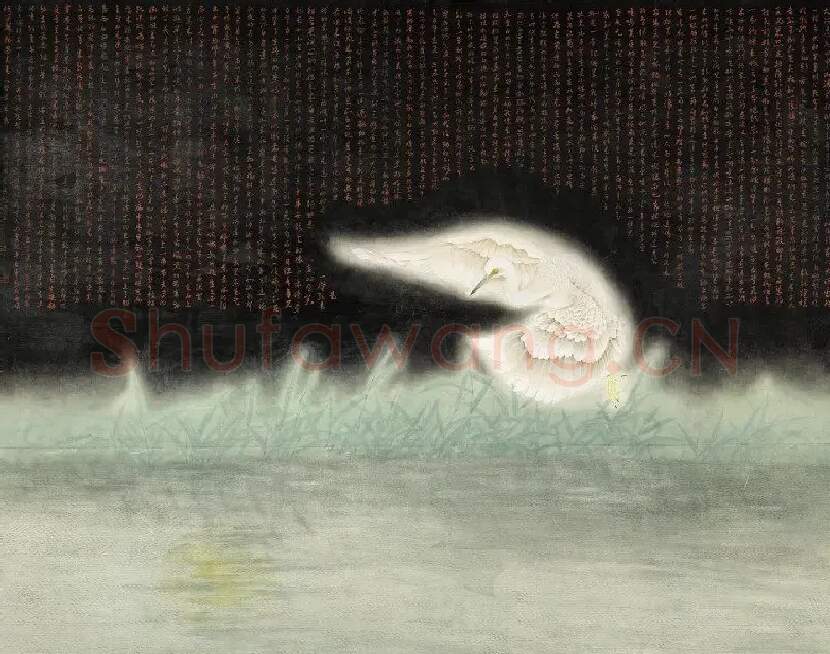 闫国庆·《守护》中国画