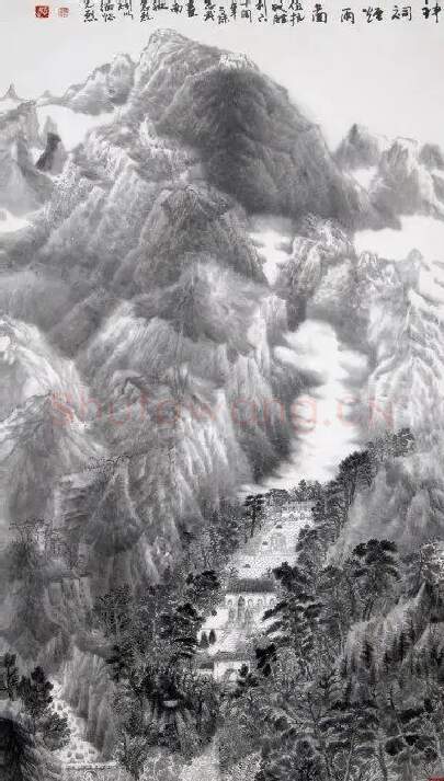 颜志武·神祠烟雨