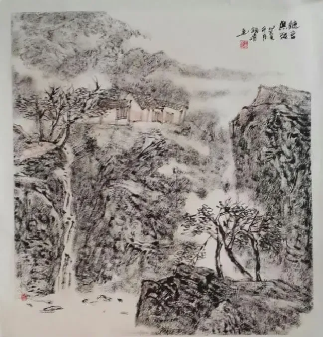 王雪林·焦墨画