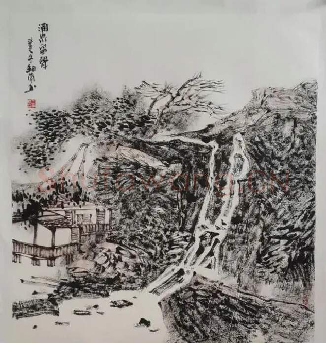 王雪林·焦墨画