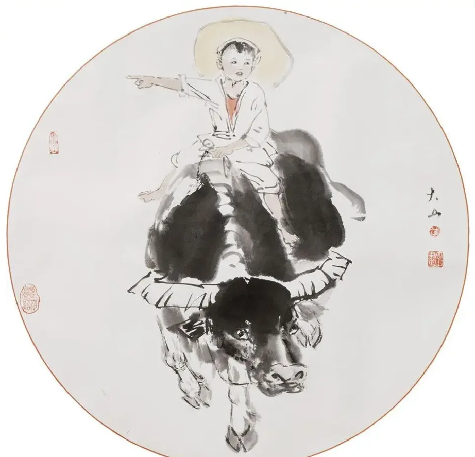 李大山·牧牛图