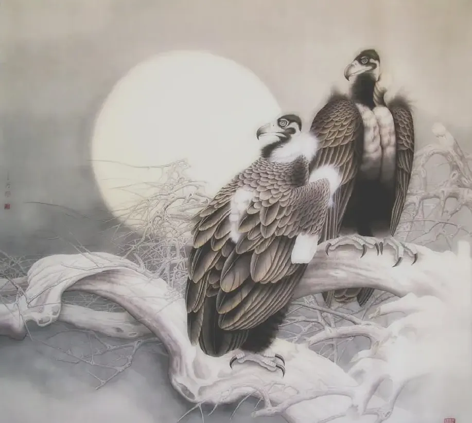石立兴·双雄啸月