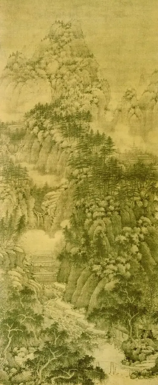 巨然·万壑松风图