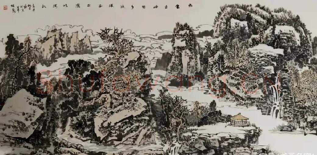 罗杨彪·白云出岫