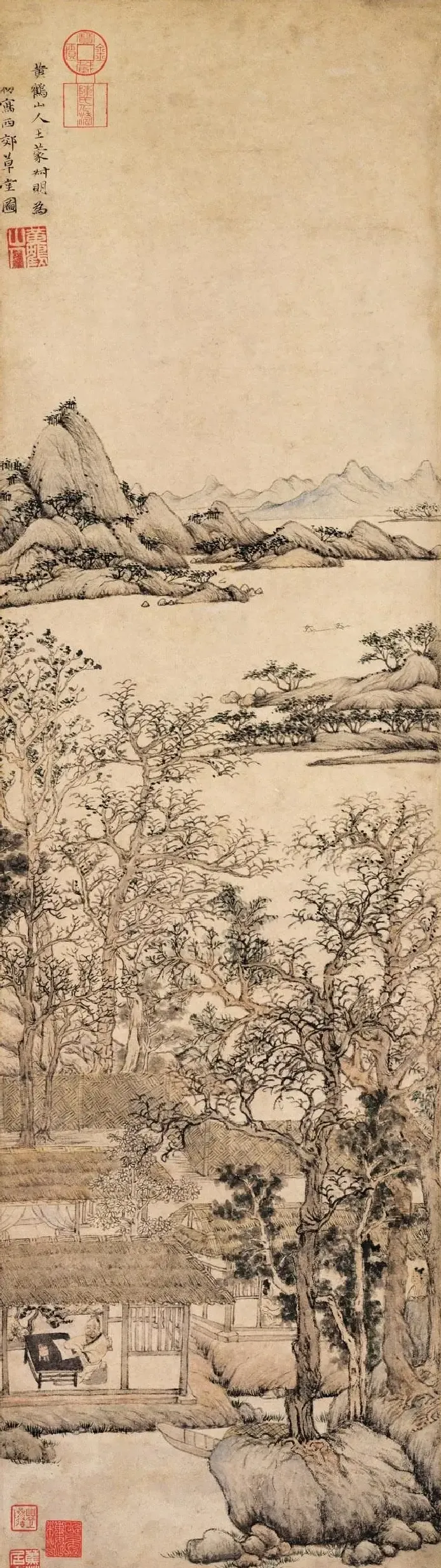 王蒙·西郊草堂图