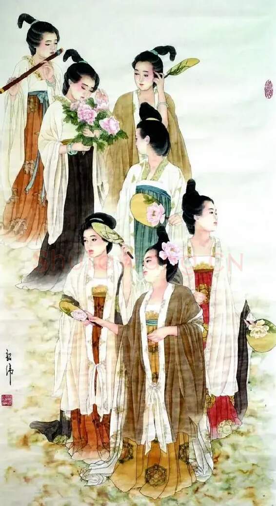 马韶伟·春游图