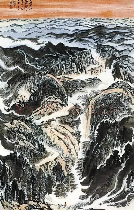 陆俨少·高路入云端