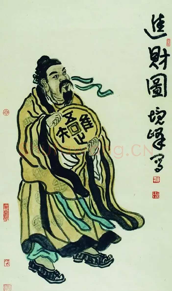 粱镜峰·进财图