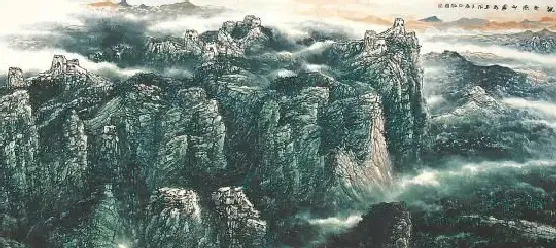 程振国·观奇燕山图