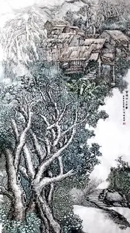 张省·翠微深小村幽
