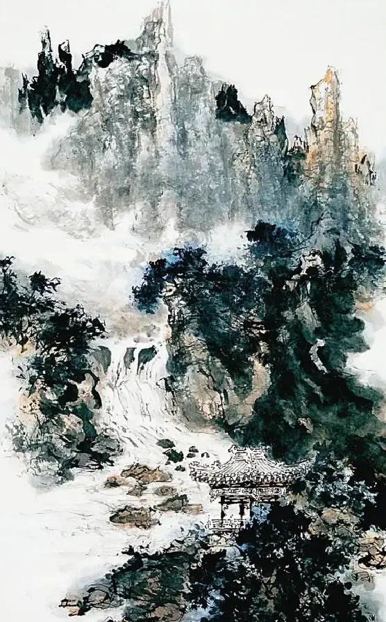 何镜涵·山水