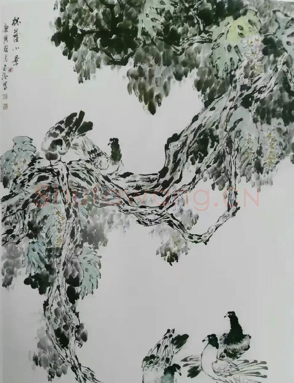 贺未泓·花鸟1