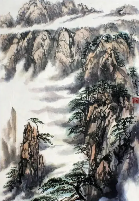 刘弘奇·黄山晴云