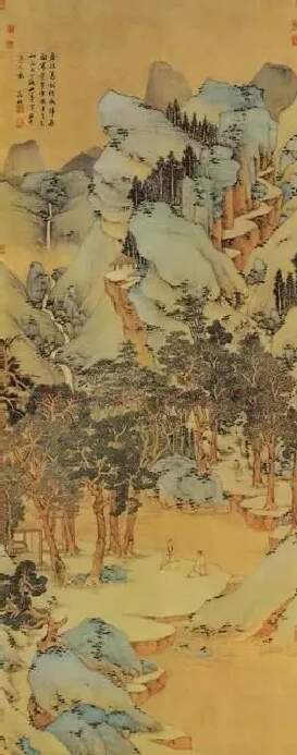 文征明·春深高树图