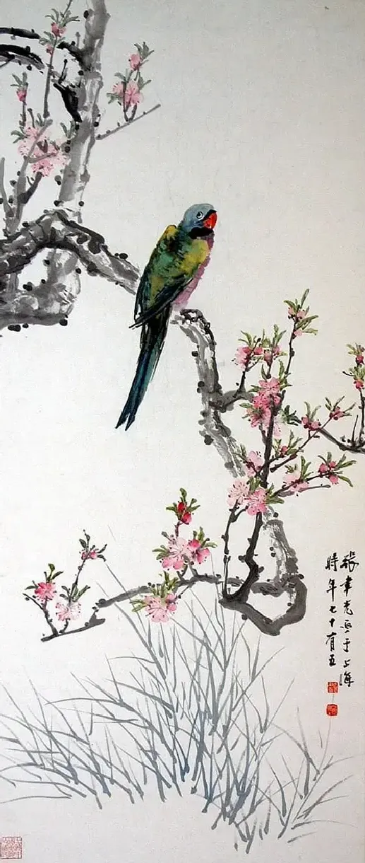 张聿光·《鹦鹉》