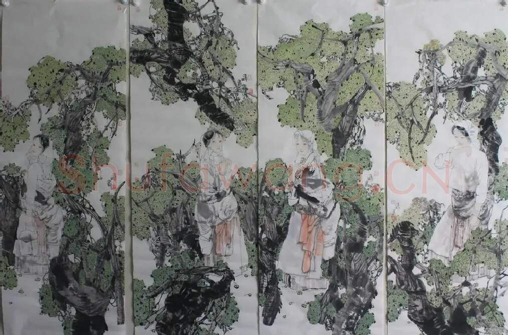 王时·四美图