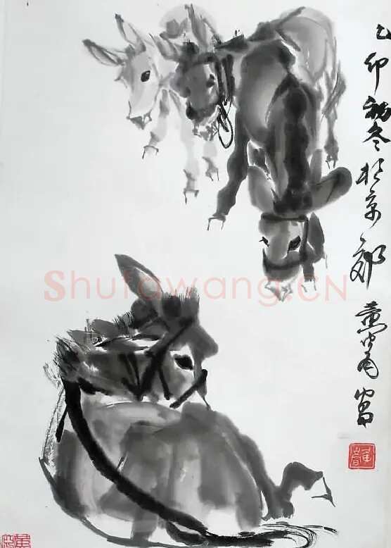 黄胄·驴