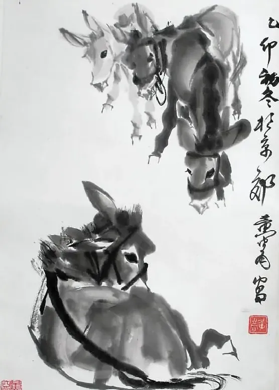 黄胄·驴