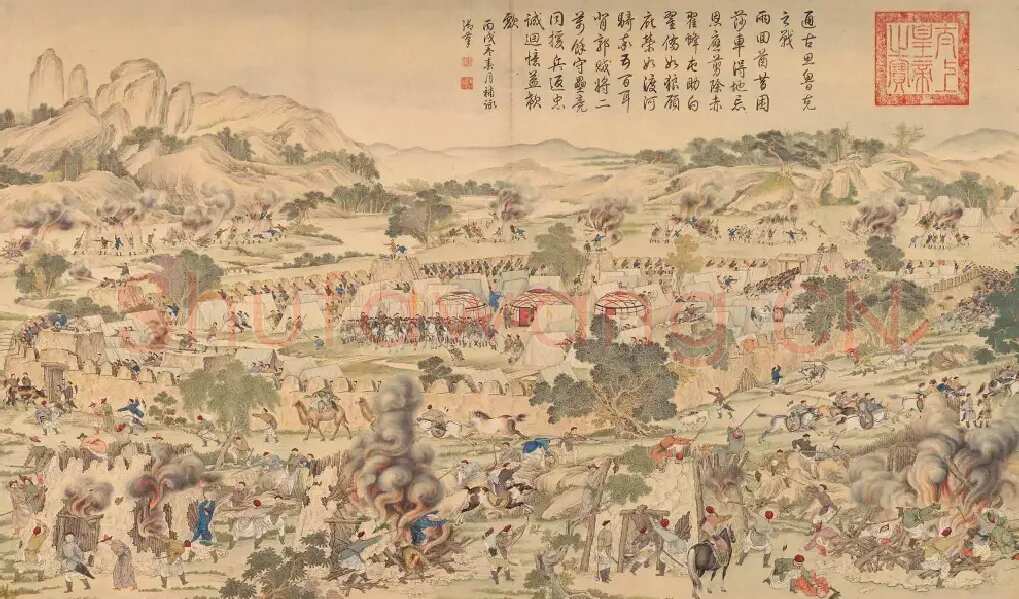 郎世宁·通古斯鲁克之战