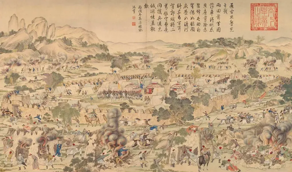 郎世宁·通古斯鲁克之战