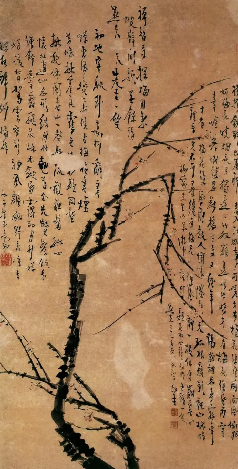 高翔·梅花图