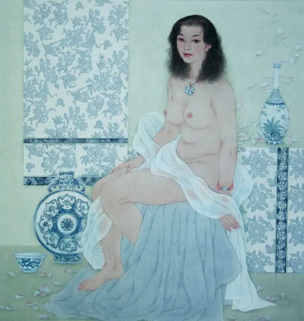 何丽·青花系列之落花清音