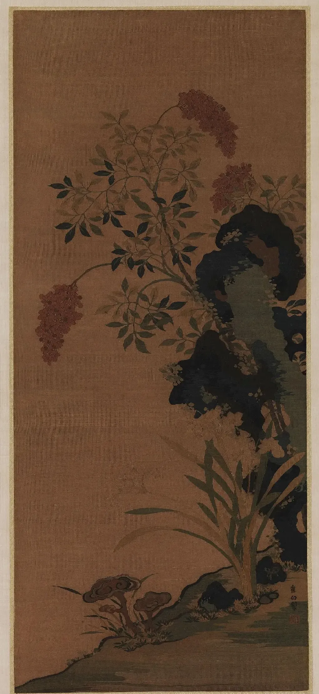 崔白·芝仙祝寿图