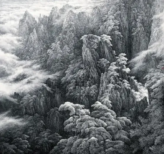 董希源·黄山瑞雪