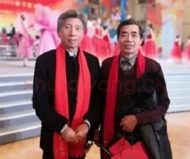 赵云杰·赵云杰与范迪安主席在人民大会堂